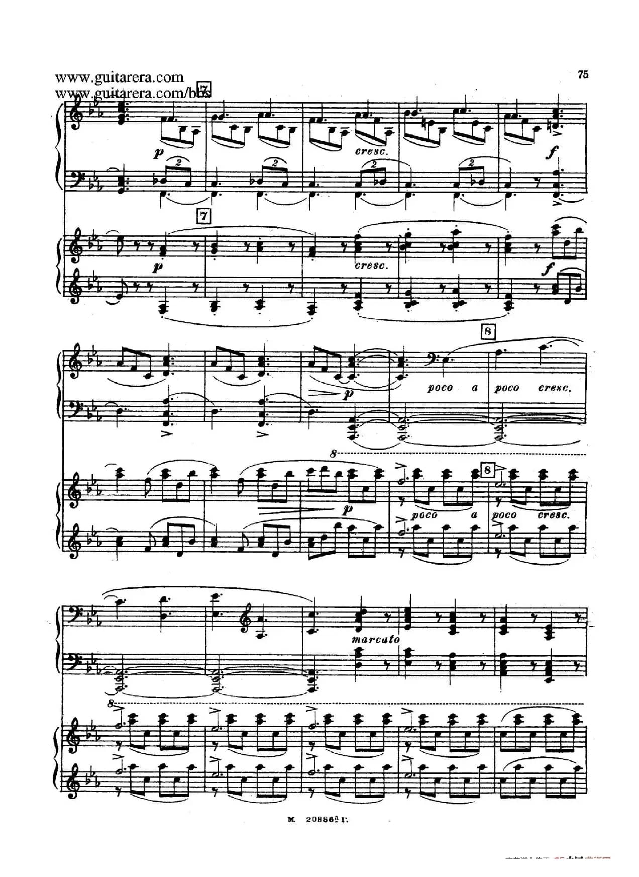 第二双钢琴组曲 Suite for Two Pianos No.2 Op.17(4. 塔兰泰拉舞曲 Tarantella)