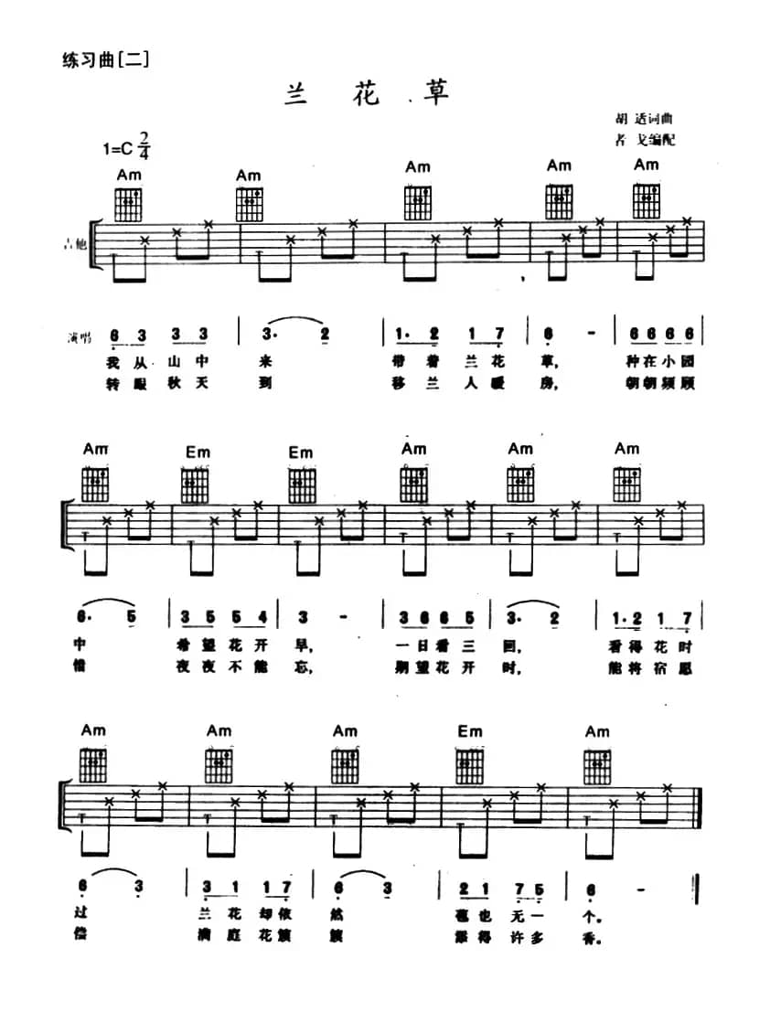 兰花草（7个版本）