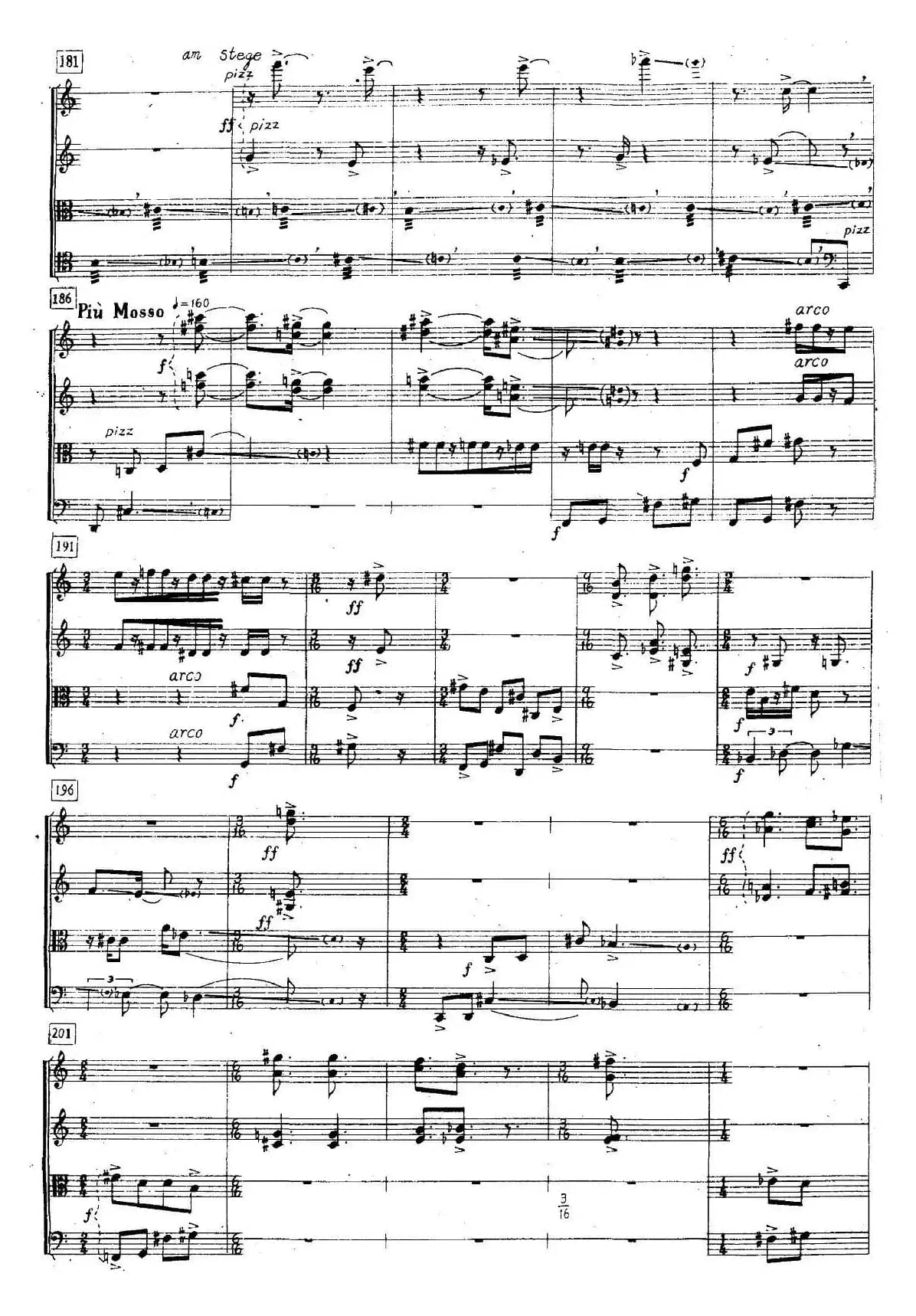 第三弦乐四重奏（音乐主题选用中国民歌片段）