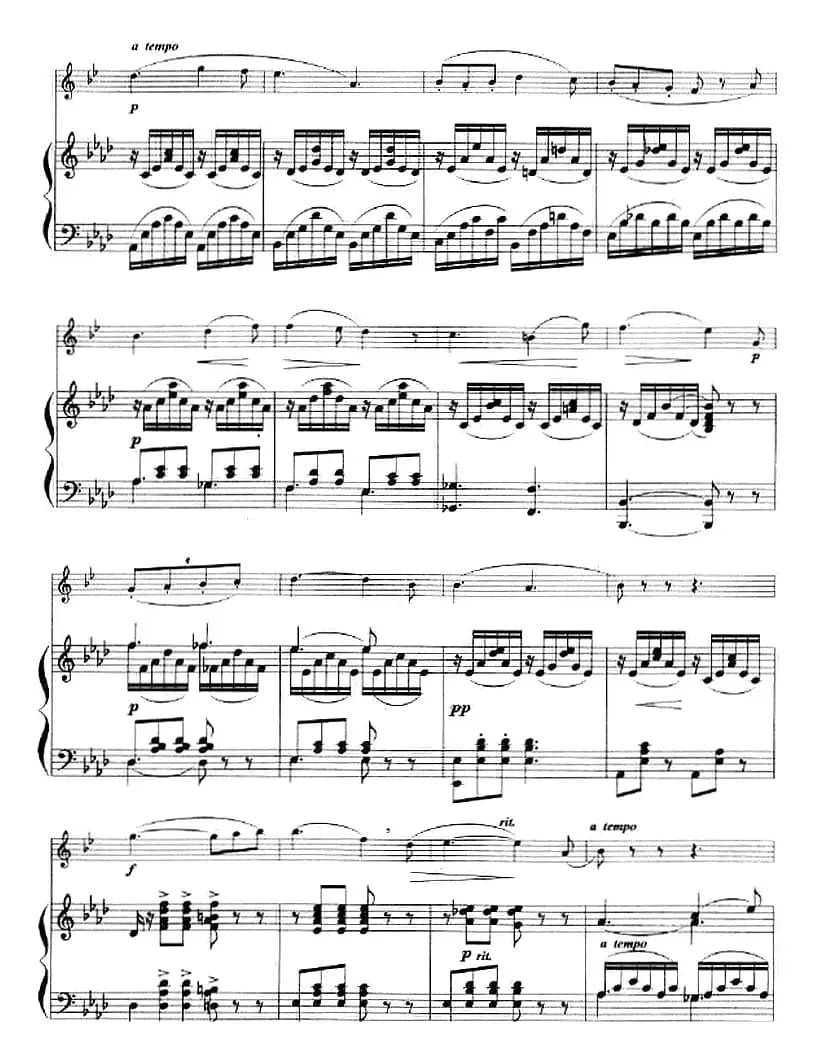 音乐会回旋曲（小号+钢琴伴奏）