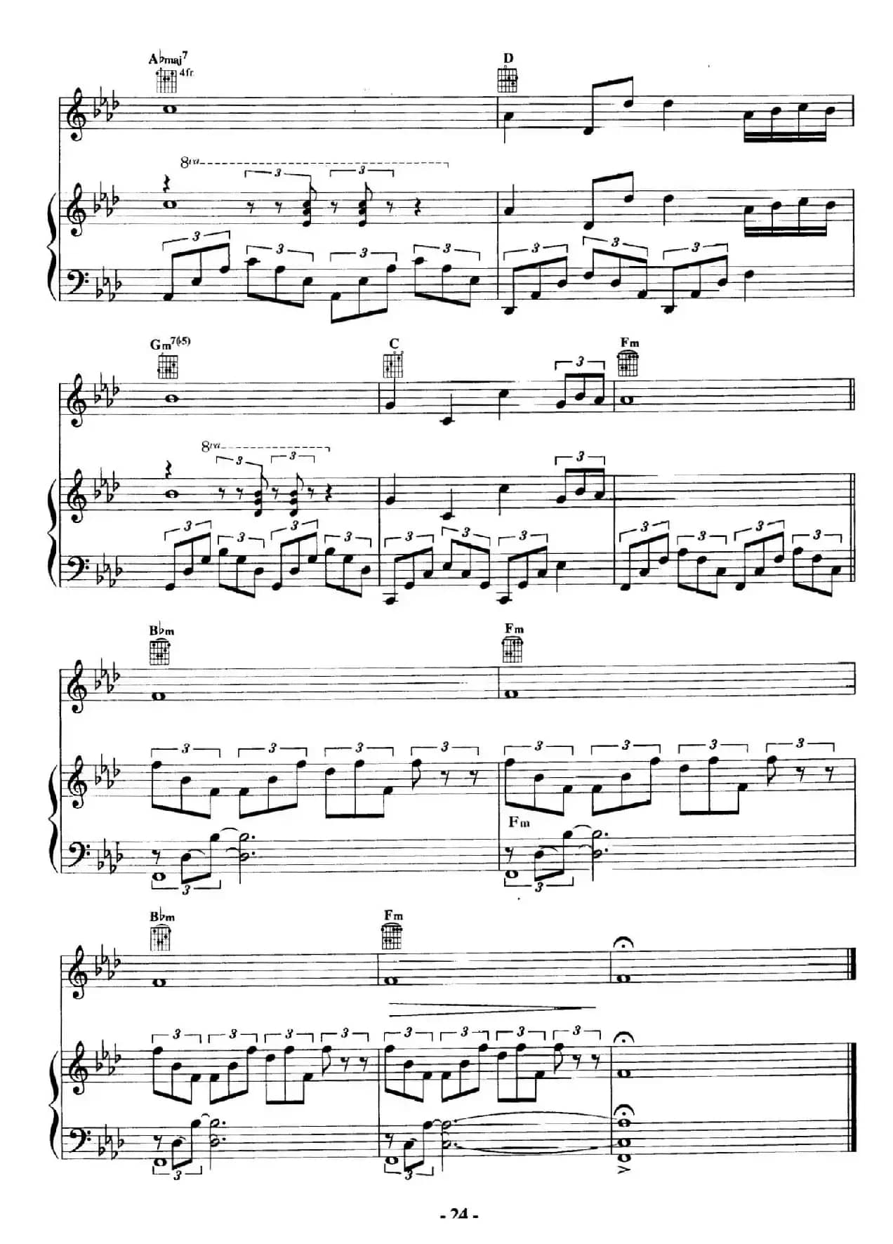 电影配乐大师莫瑞康最佳20首钢琴谱（Best of Ennio Morricone·6）