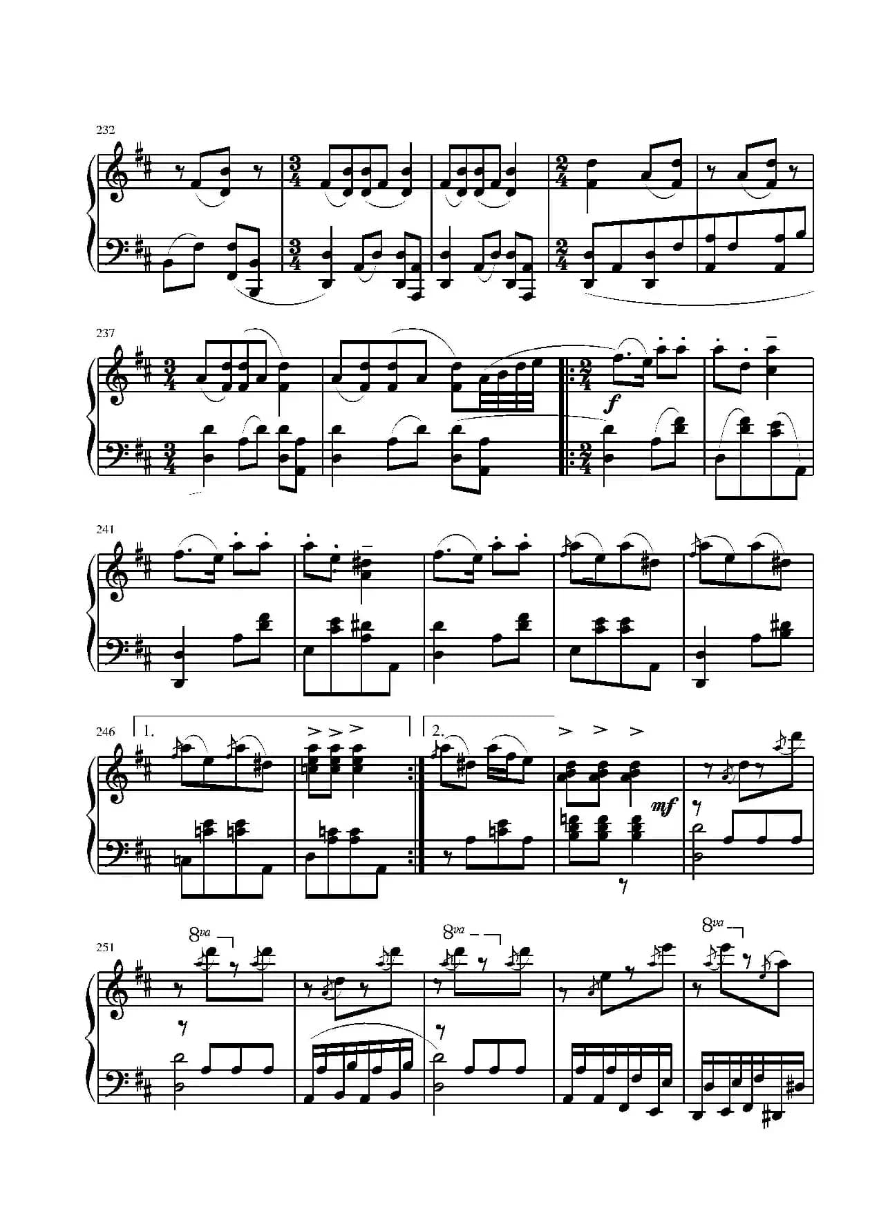 第二钢琴奏鸣曲（第三乐章）