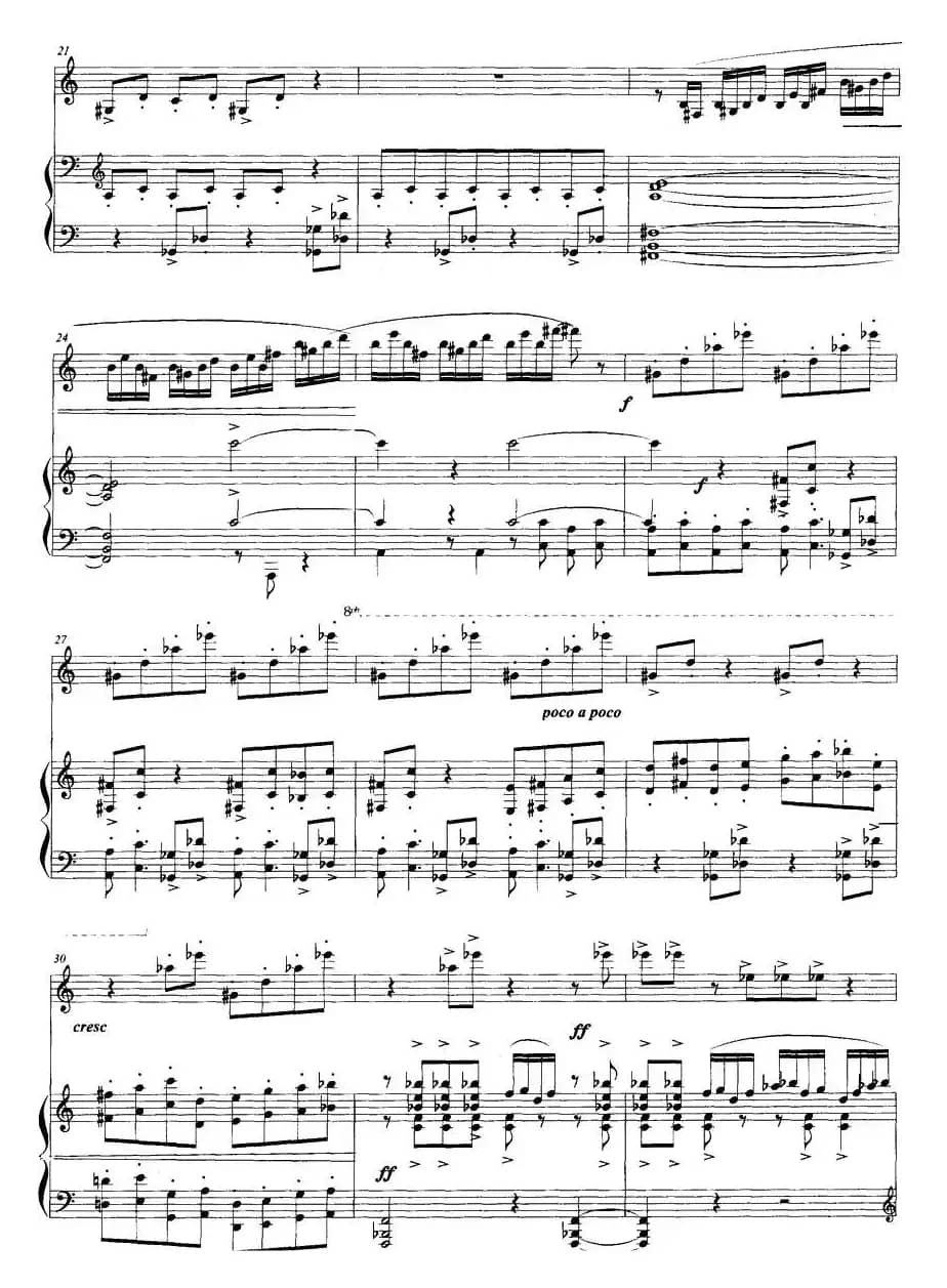 回旋曲（罗毅作曲版、单簧管+钢琴）