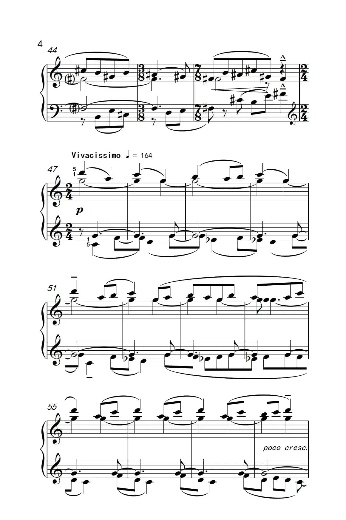 主题和倒影（巴托克 小宇宙 钢琴教程 6）