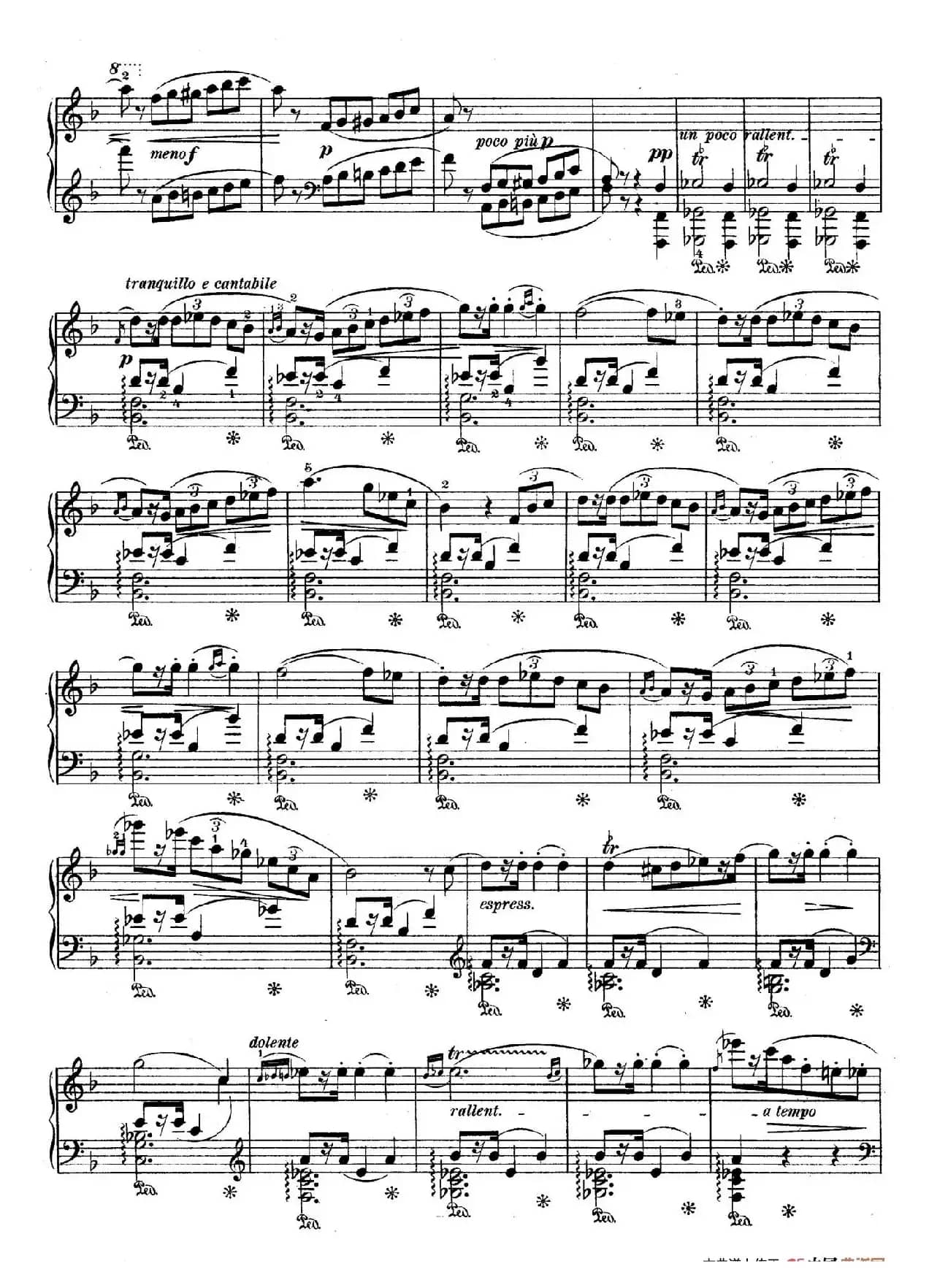 Rondo A La Mazurka Op.5（F大调玛祖卡舞曲型回旋曲）