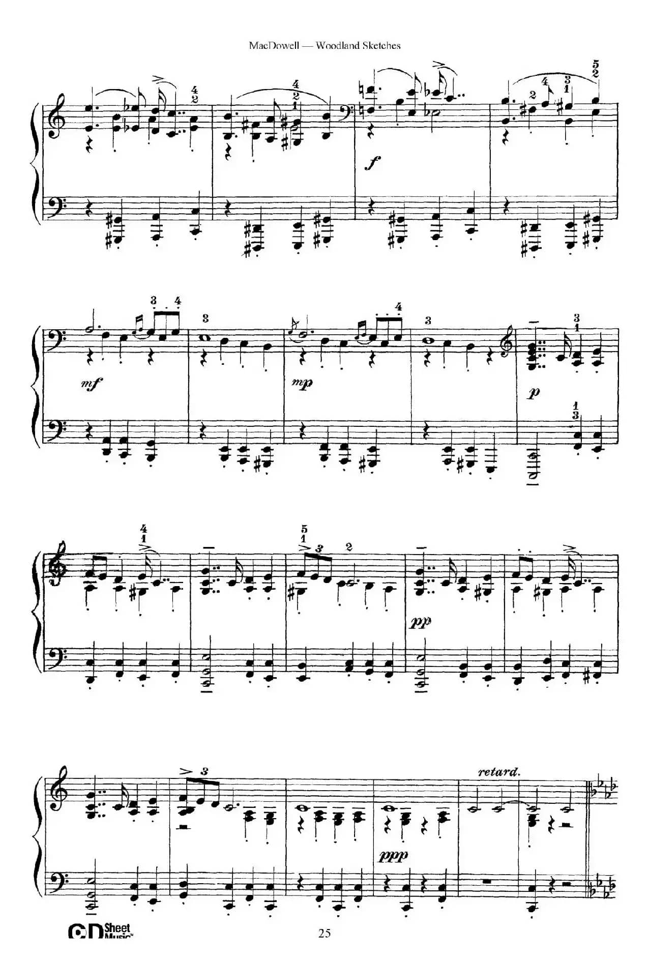 Woodland Sketches Op.51（森林素描·10）