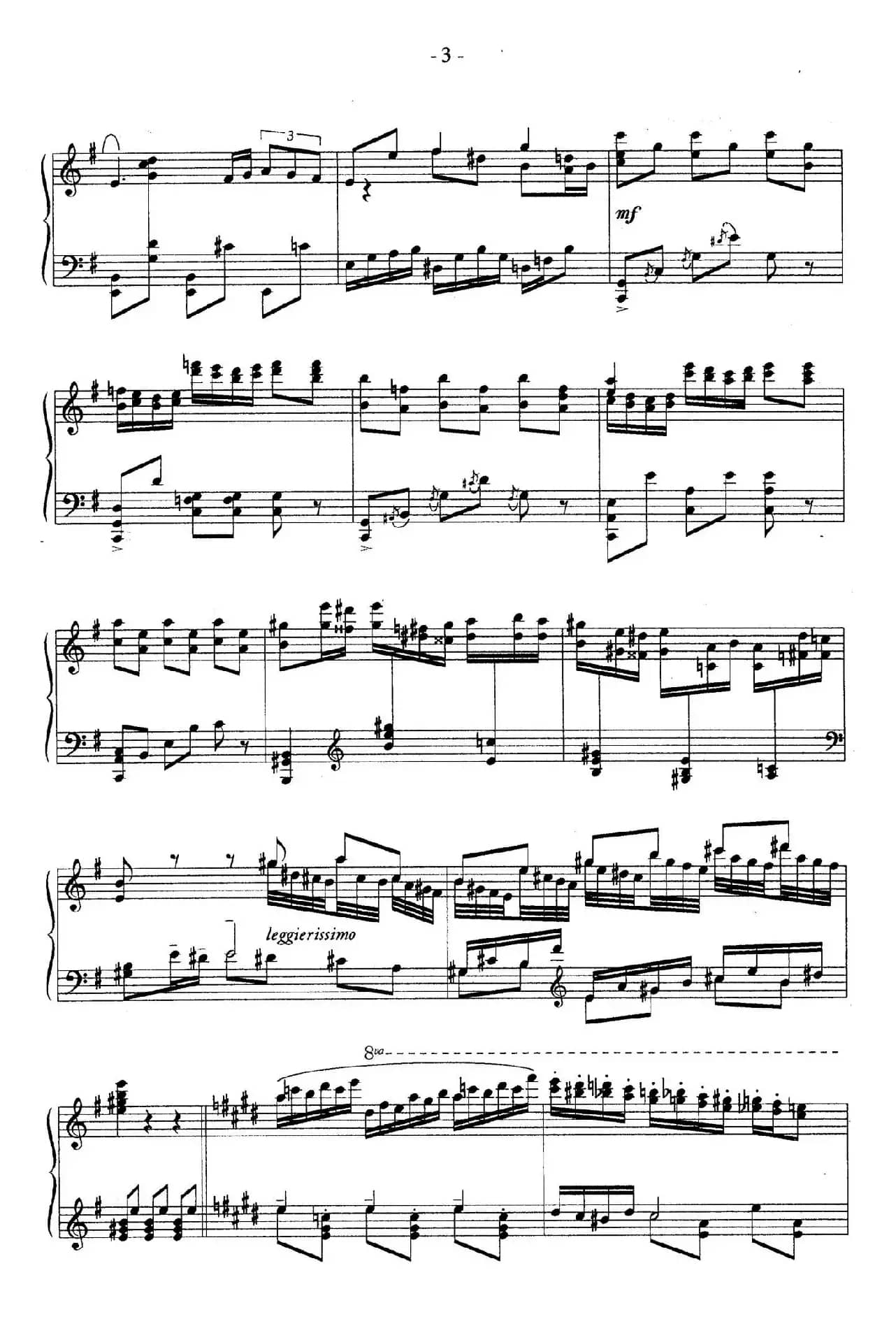 Carmen Variations 12 Pieces(12首卡门主题变奏曲·11)