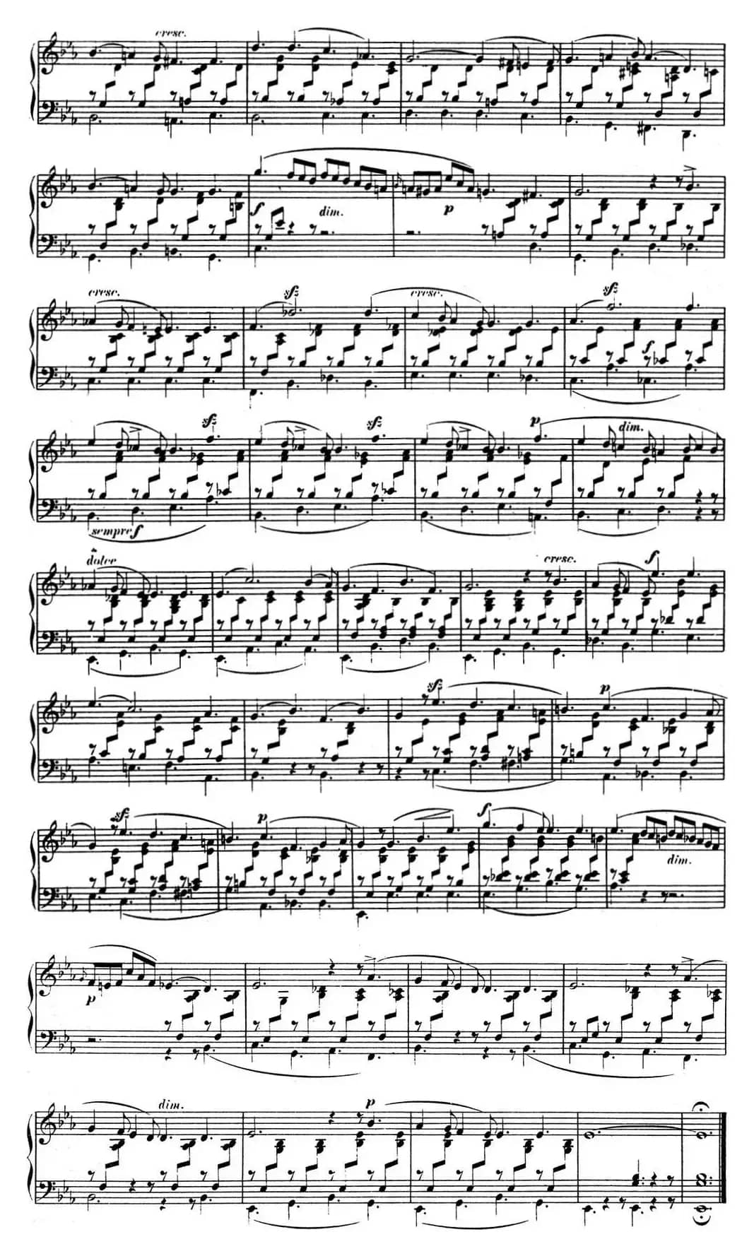 门德尔松无词歌Op.38（NO.1）