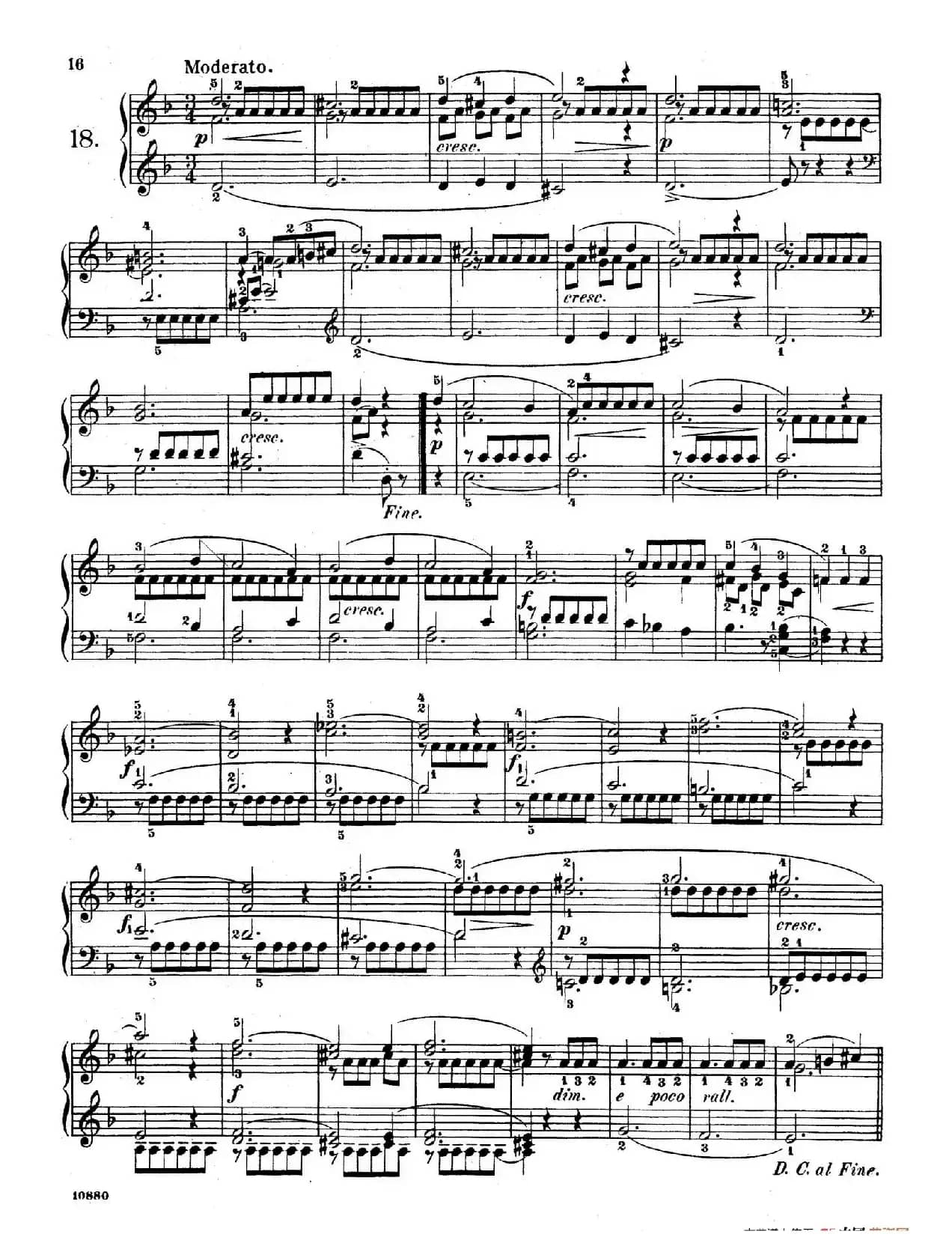 Etudes Enfantines Op.37（儿童钢琴练习曲 第15——20首）