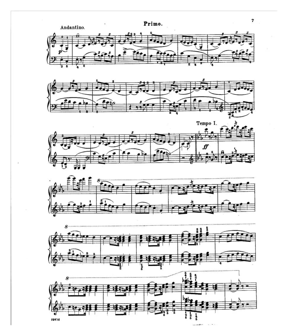 L'Arlesienne Suite No·1（阿莱城姑娘·第一组曲·四手联弹）