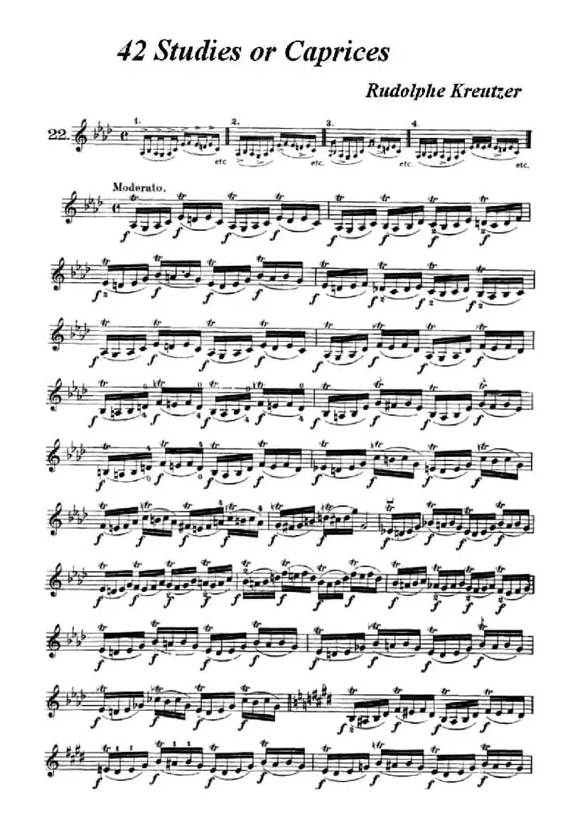 42首练习曲或隨想曲之22