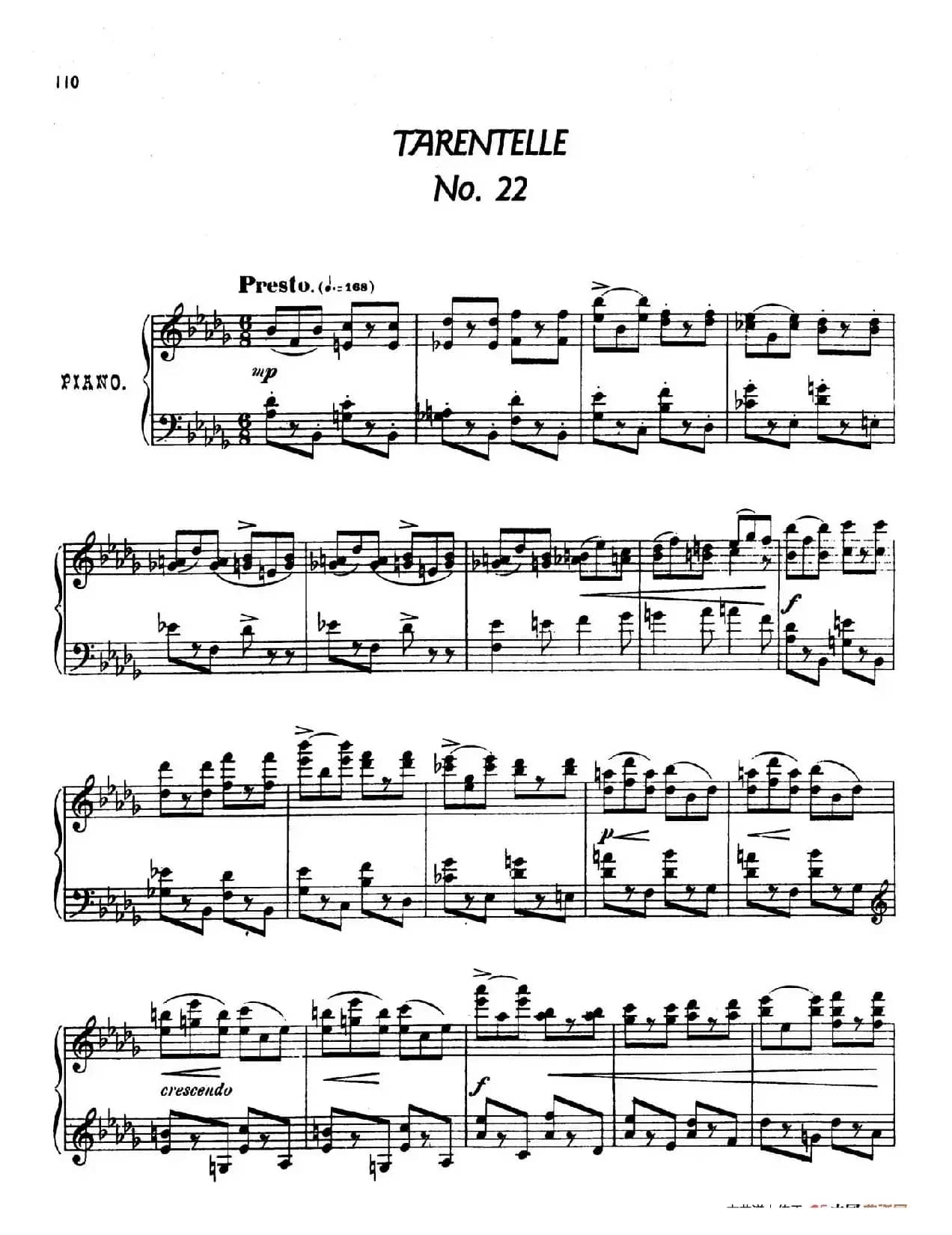 24 Characteristic Pieces Op.36（24首性格小品·22）