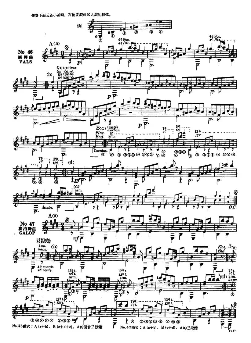 西班牙吉他独奏曲：五十首渐进练习曲