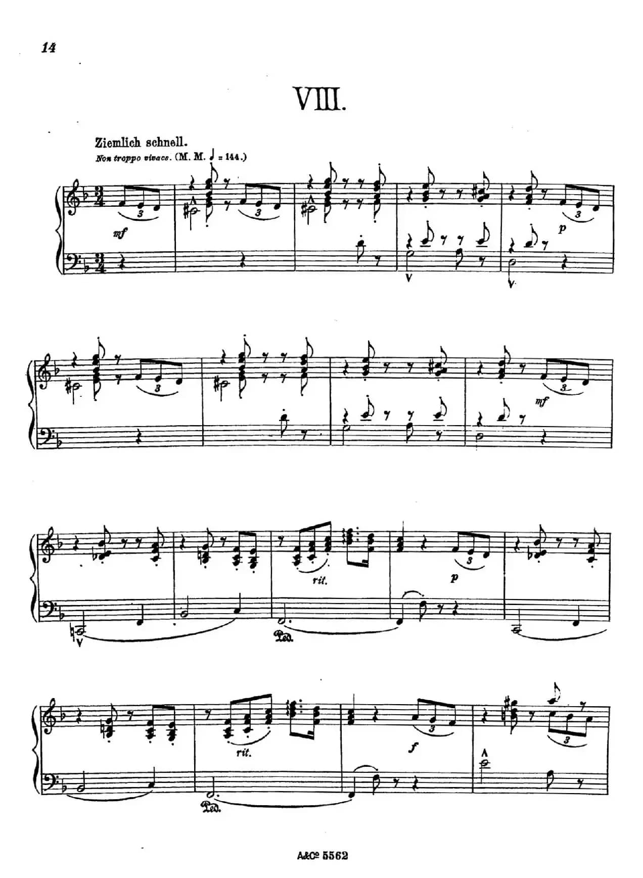 Album Leaf Op.7（纪念册的一页·8）