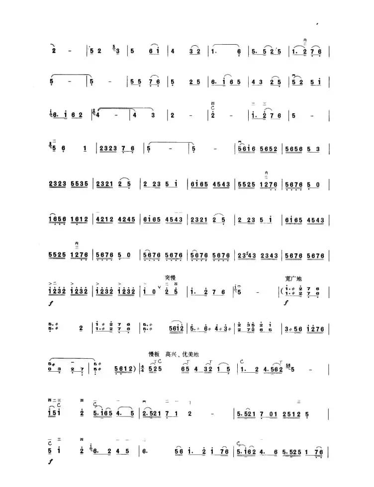 山乡欢歌（板胡曲集第九级）