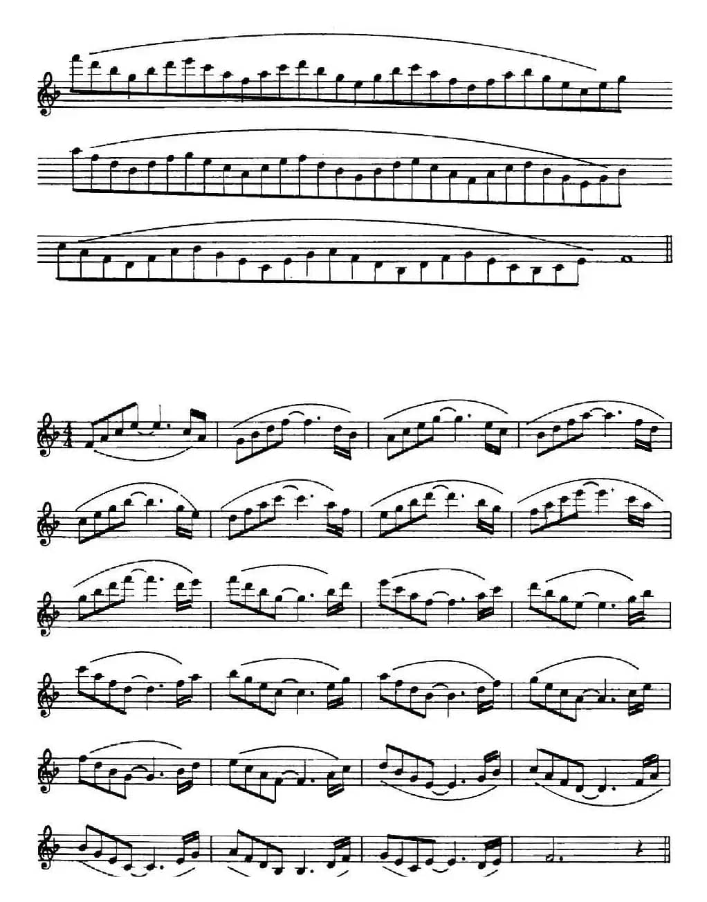 萨克斯演奏教程第四节（四音和弦-守调变奏）