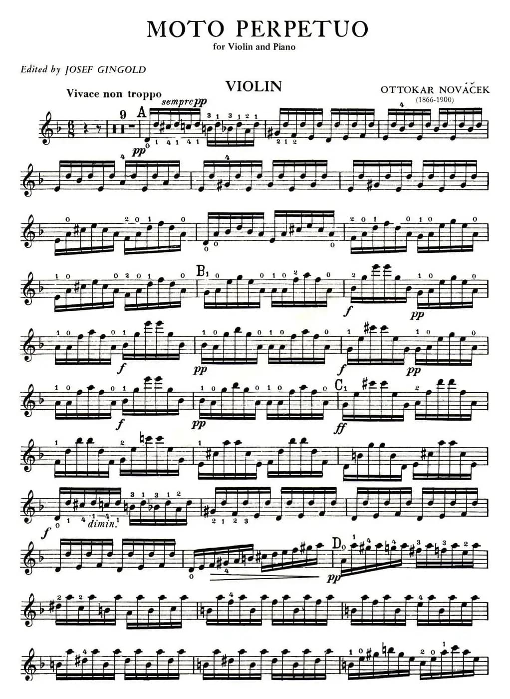 MOTO PERPETUO（无穷动）