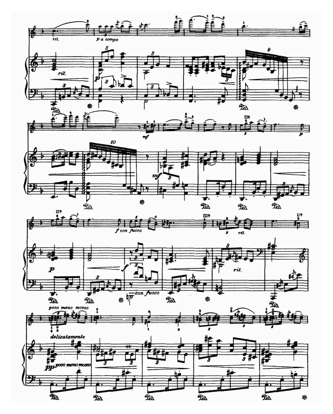 探戈舞曲（阿尔贝尼斯作曲版、小提琴+钢琴伴奏）