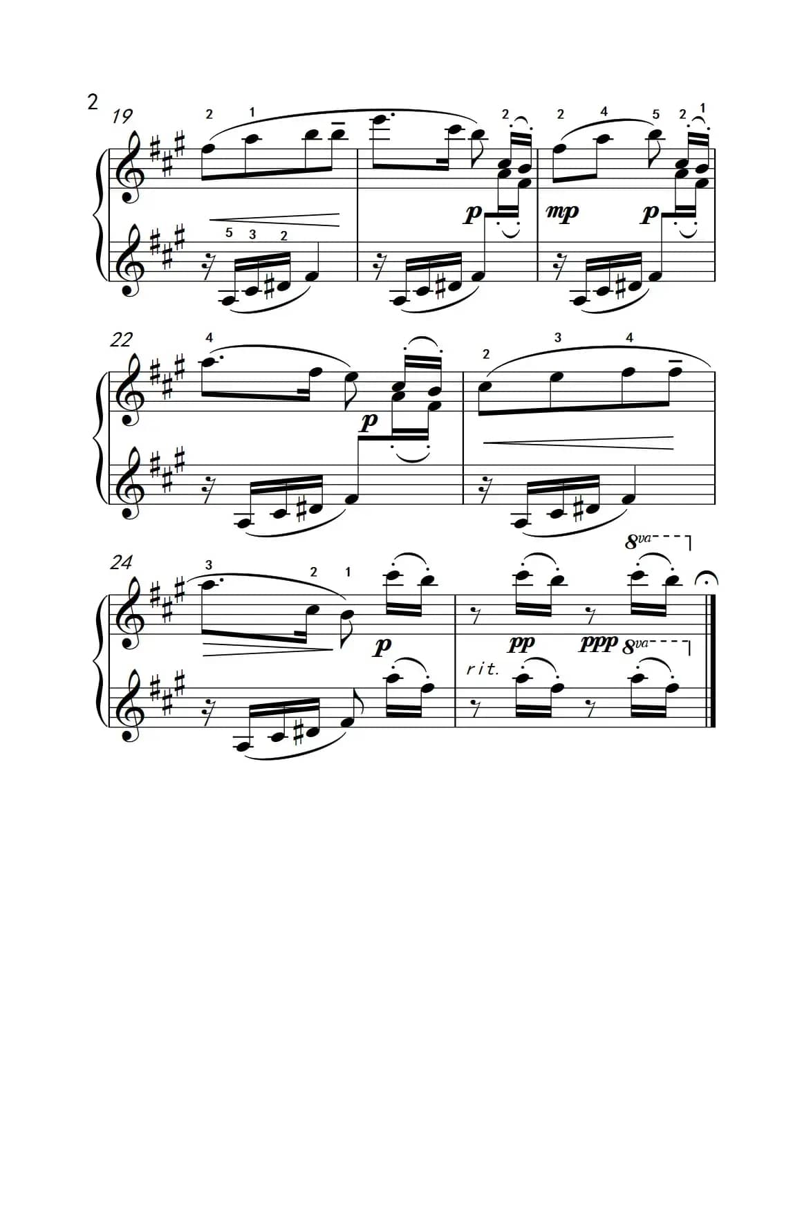 星星歌谣（约翰·汤普森 成人钢琴教程 第二册）