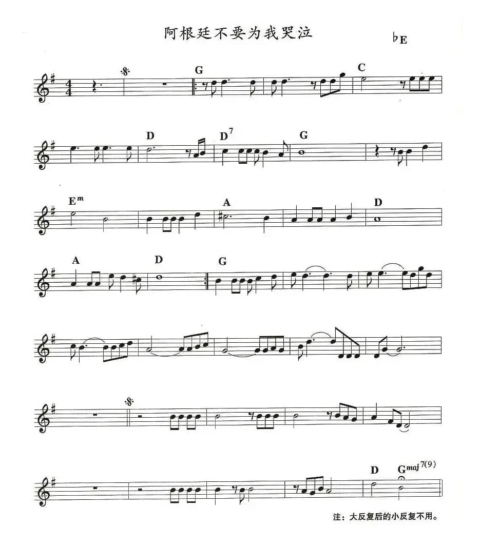 阿根廷不要为我哭泣