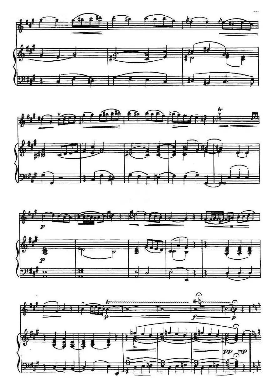 第二十二协奏曲（a小调、小提琴+钢琴伴奏）