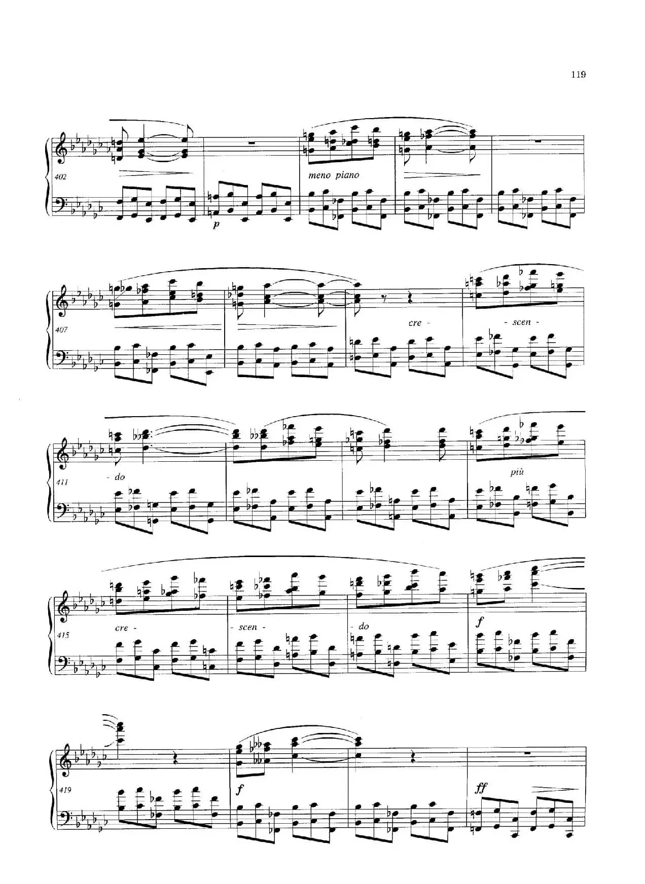 Variations and Fuge in e-flat Minor Op.23（降e小调主题变奏与赋格）