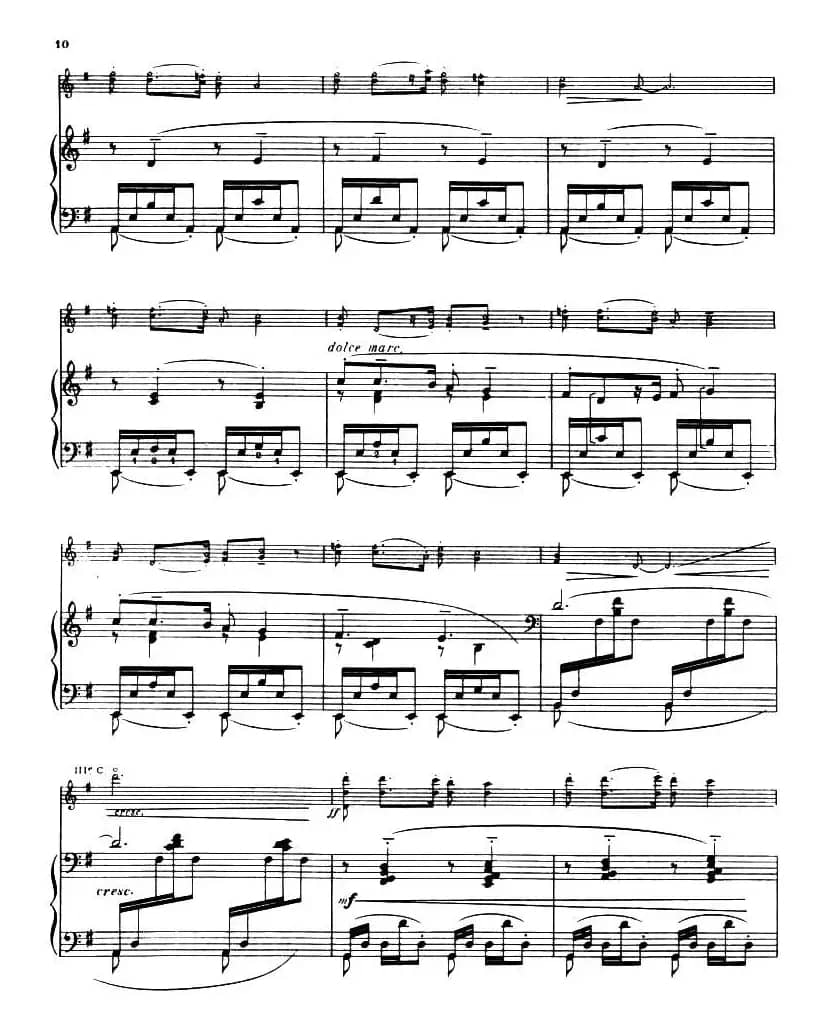 Suite of Spanish Folksongs:3、CANCION（小提琴+钢琴伴奏）