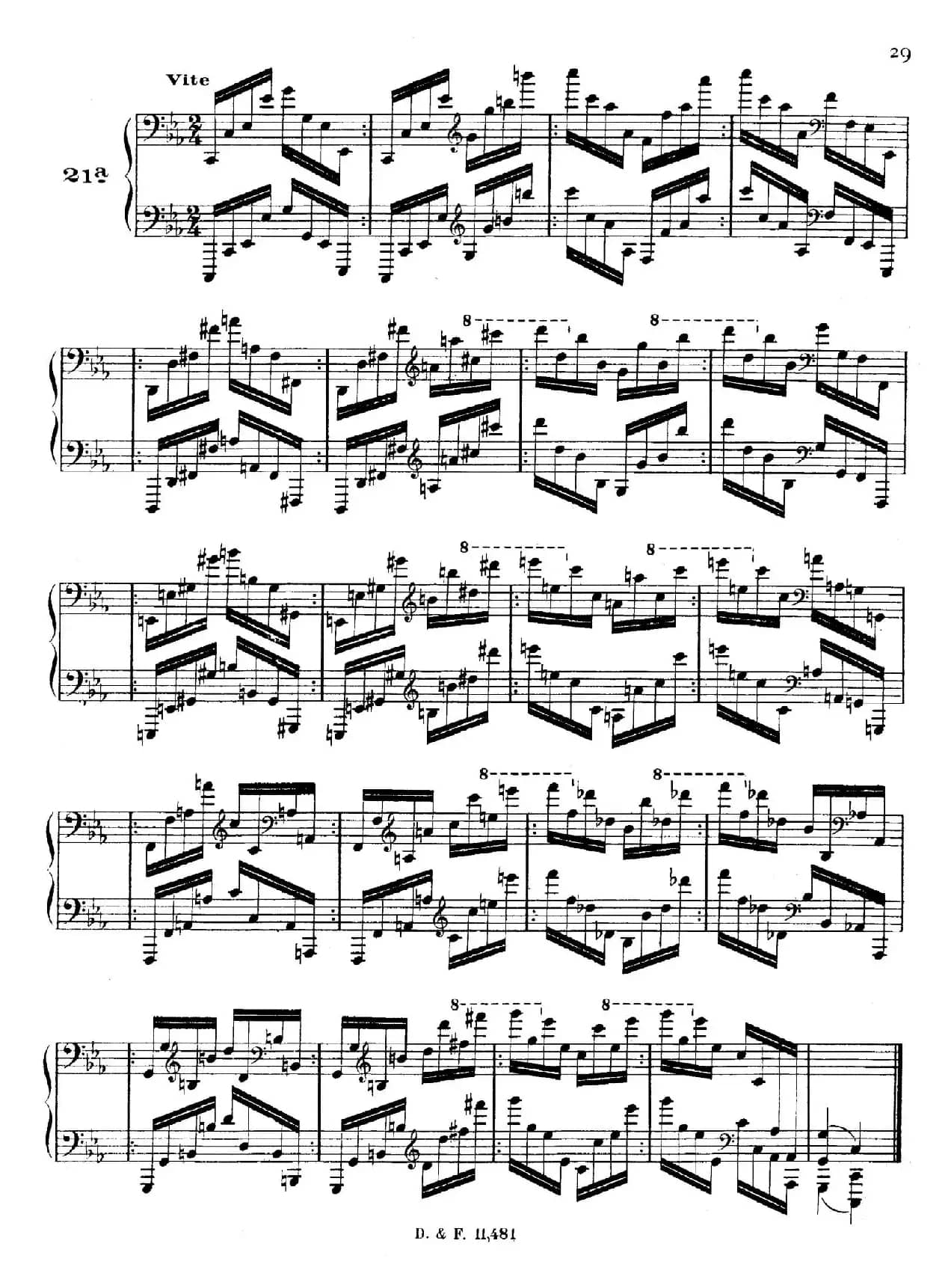 51 Exercises, WoO 6（51首钢琴练习 19—25）