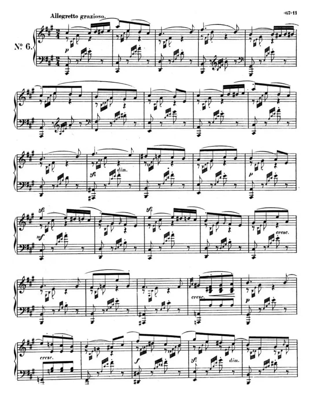 门德尔松无词歌Op.62（NO.6）