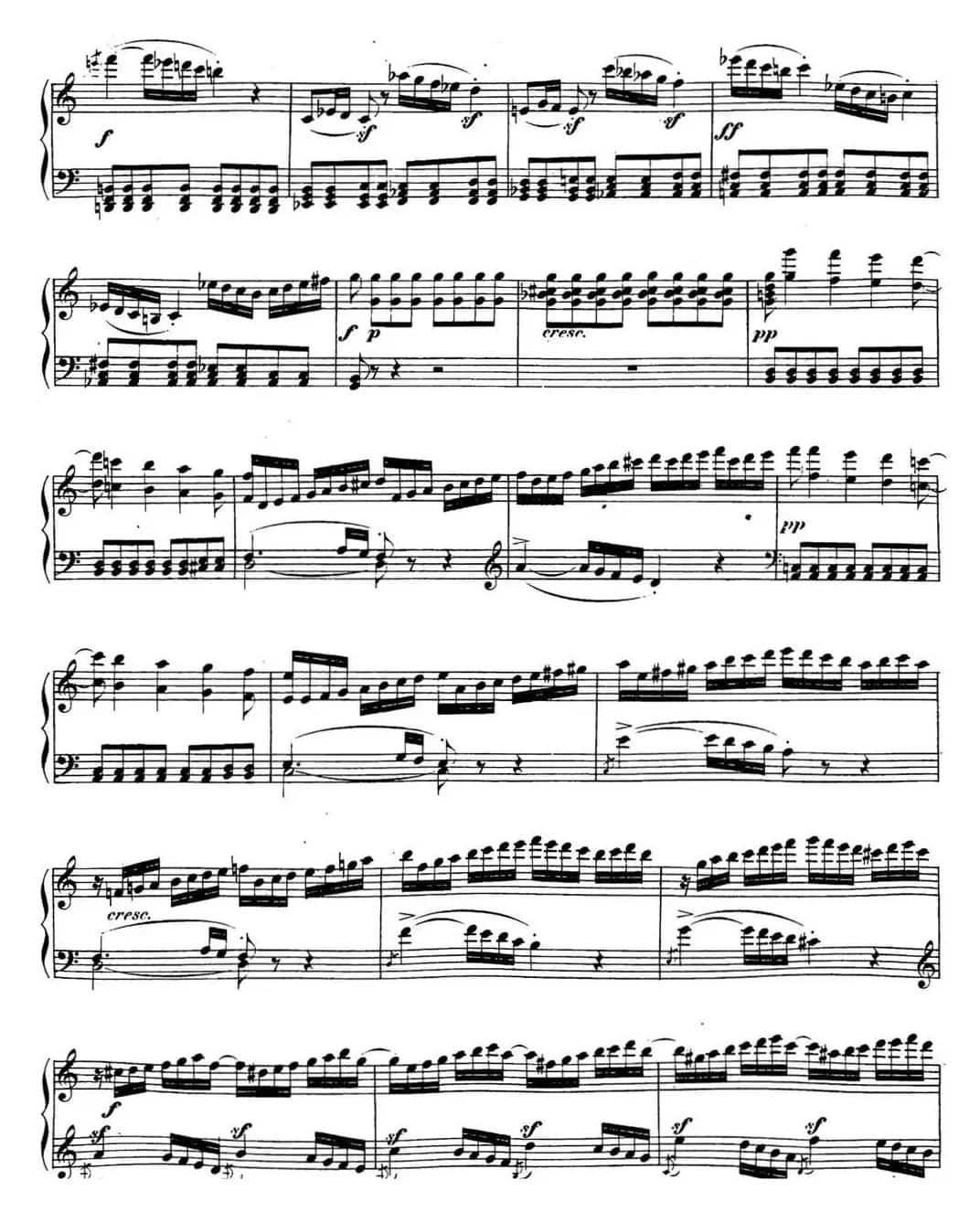 贝多芬钢琴奏鸣曲21 黎明（华尔斯坦） C大调 Op.53 C major