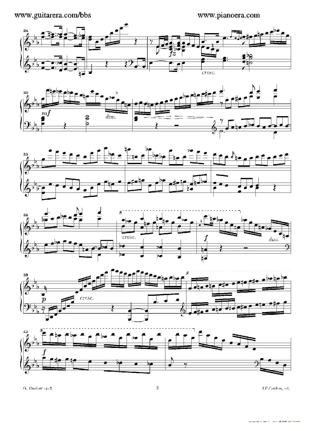 Grande Piano Sonata in c Minor Op.2(c小调华丽钢琴奏鸣曲·第一乐章)