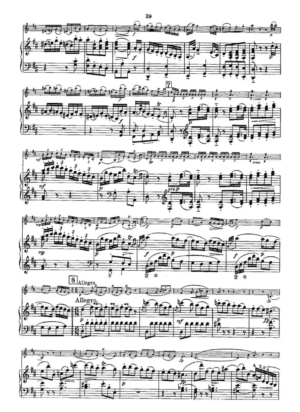 Mozart - Violin Sonata No.3, KV. 306（第三小提琴奏鸣曲）