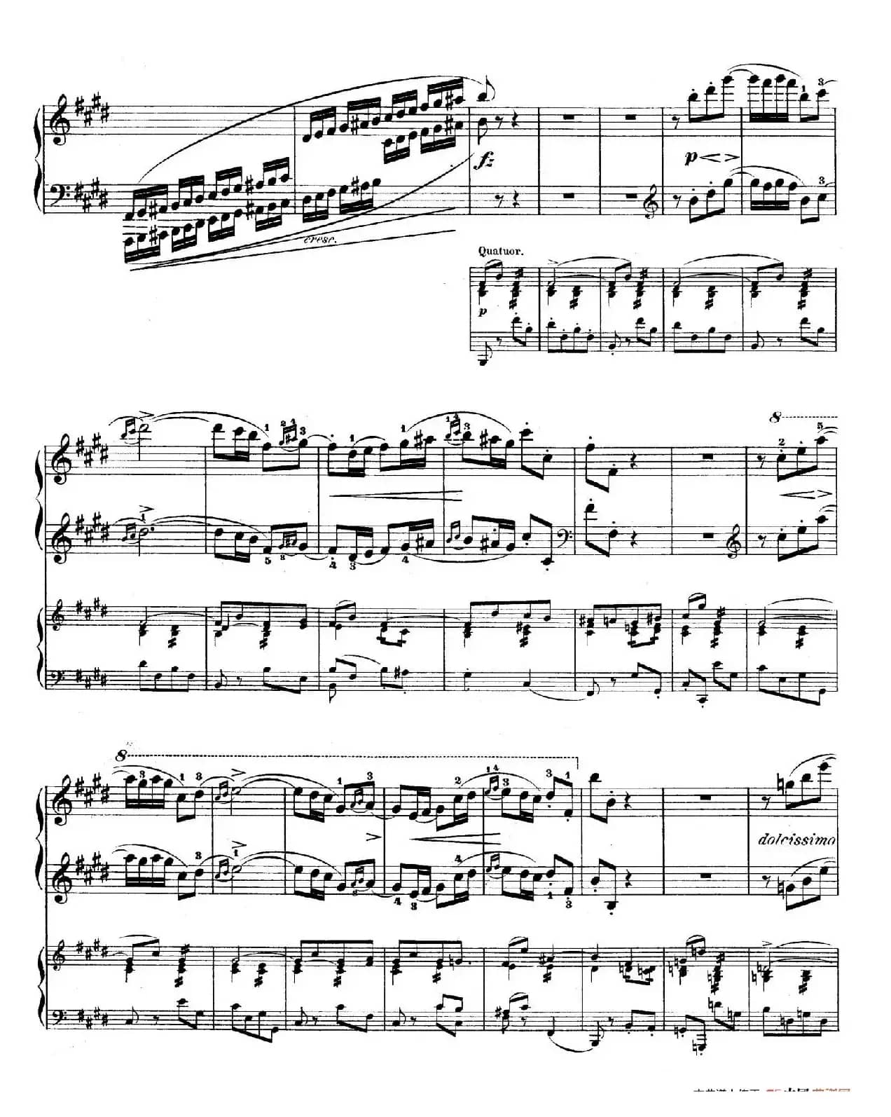 e小调第一钢琴协奏曲 Op.11((钢琴独奏版·第三乐章)