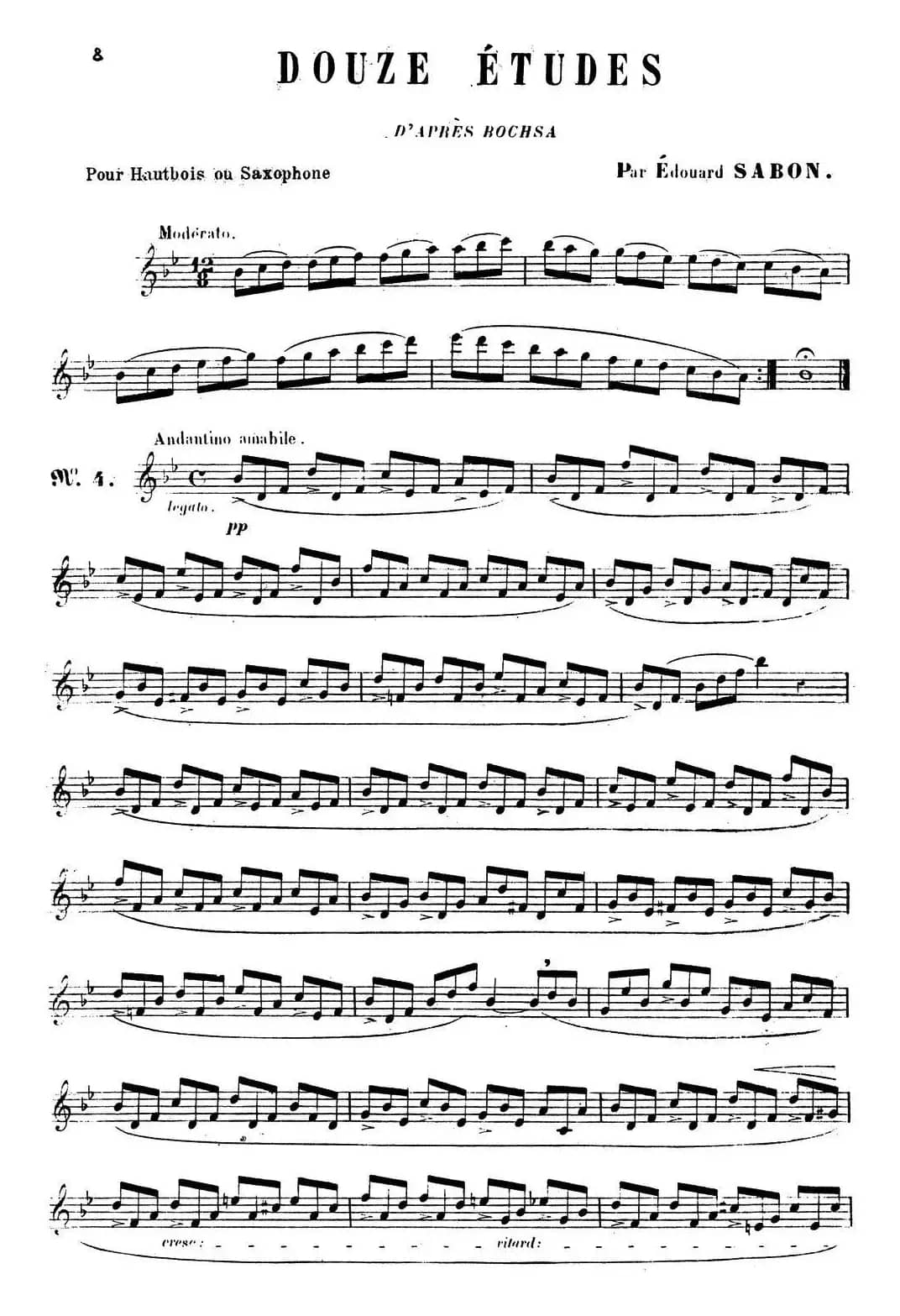 E.Sabon-12首练习曲（4）