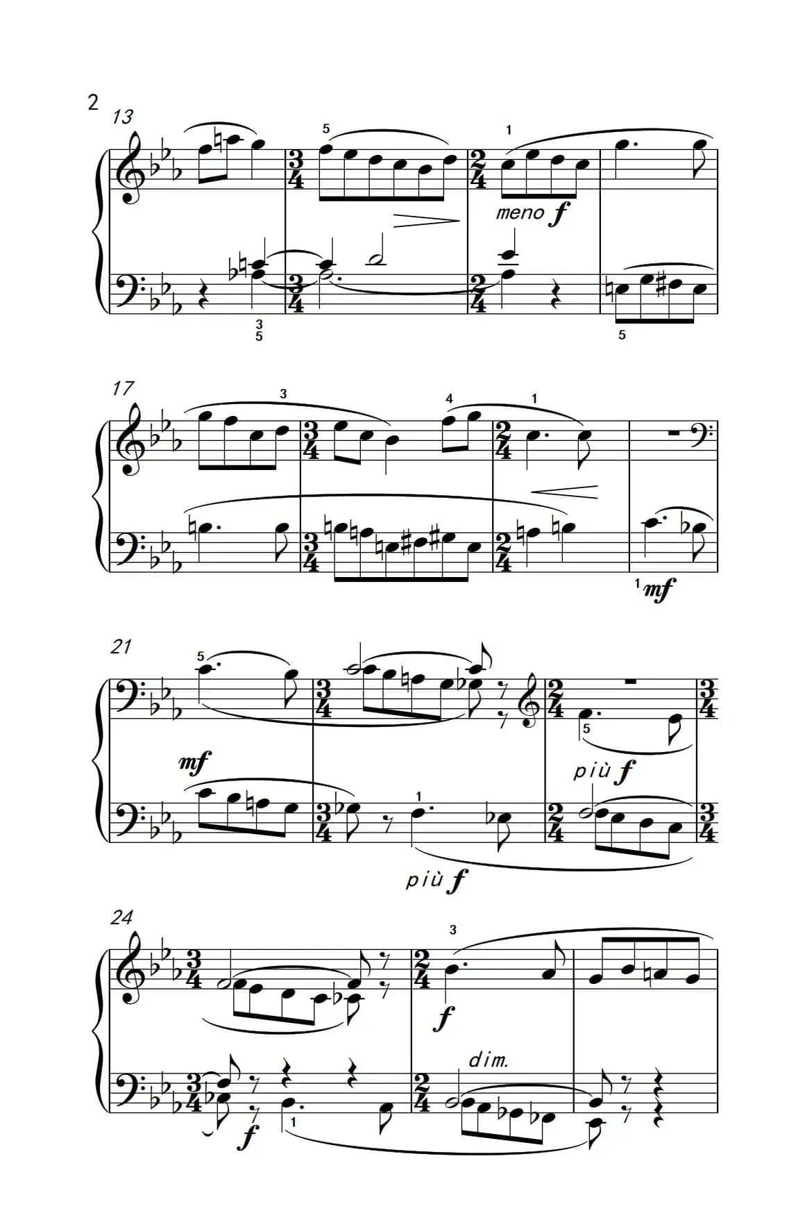 回首往事（巴托克 小宇宙 钢琴教程 3）