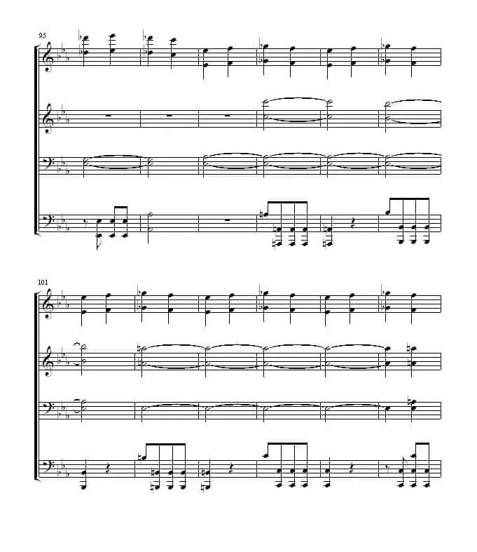 命运交响曲（四手联弹）