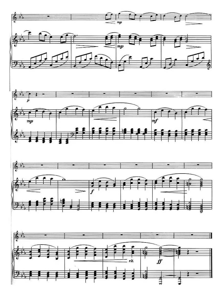 神秘园——挽歌（ELEQIE、小提琴+钢琴伴奏）