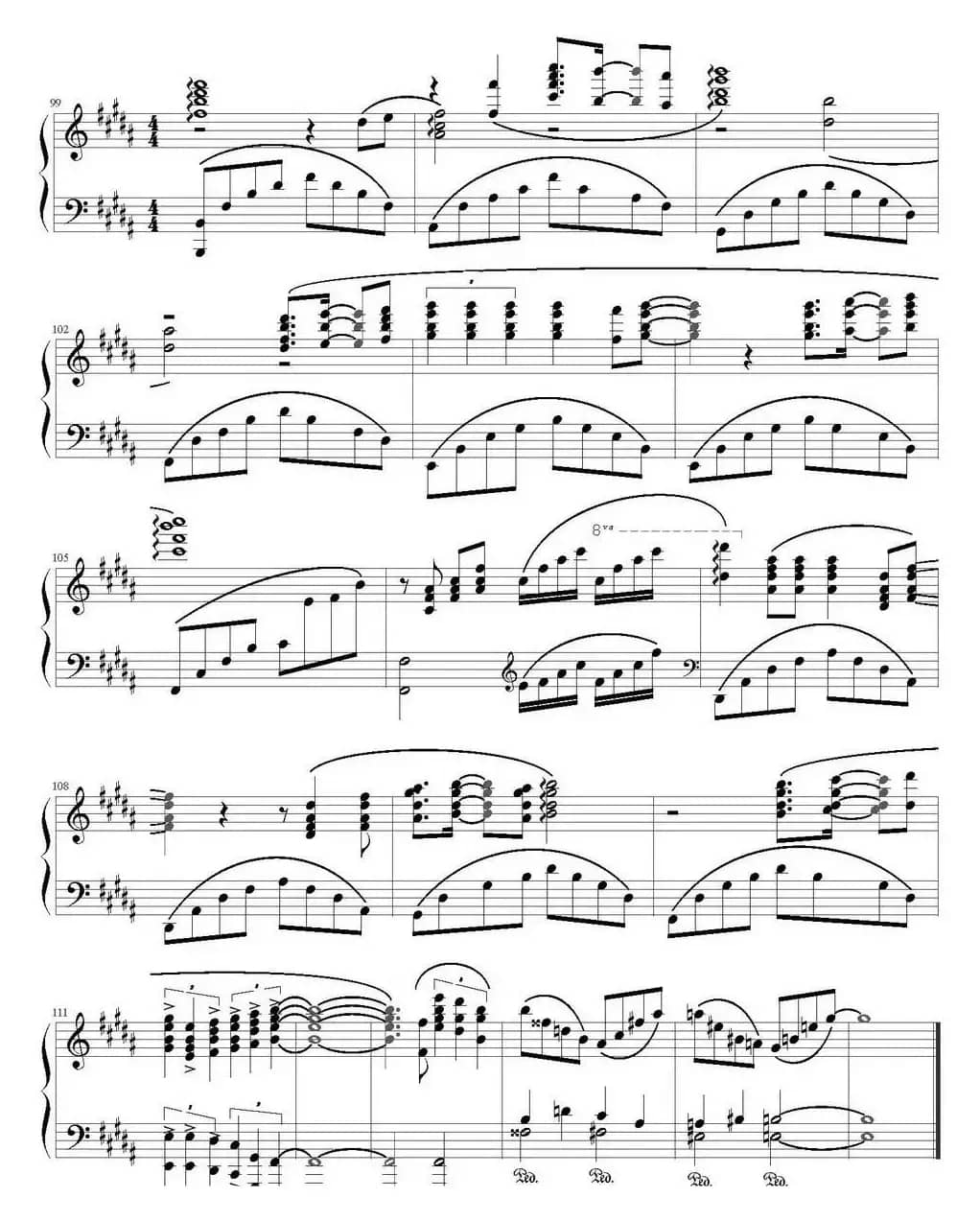 听海（弹琴吧制谱版）