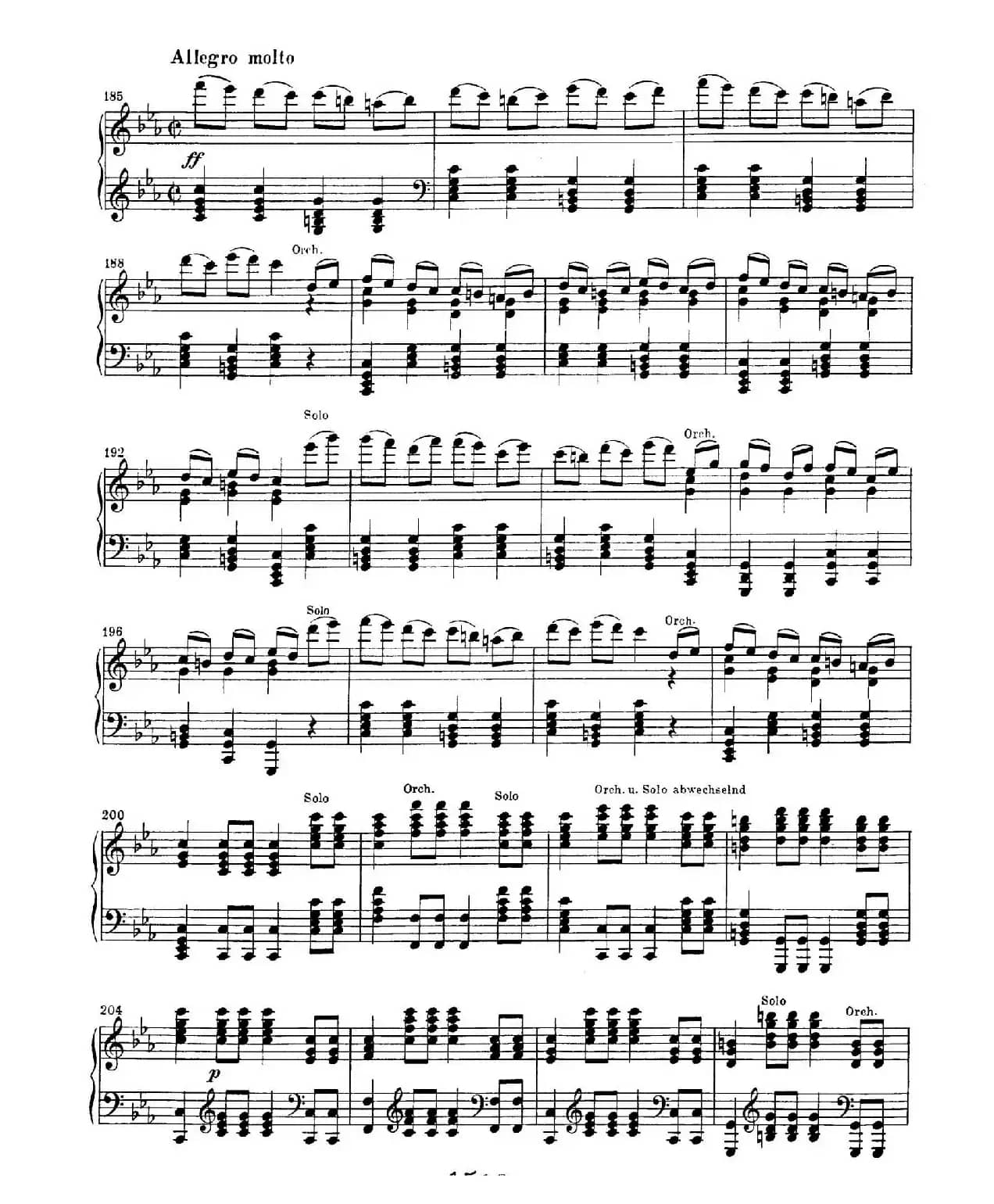 Choral Fantasia in c Minor Op.80（c小调合唱幻想曲·钢琴独奏版）