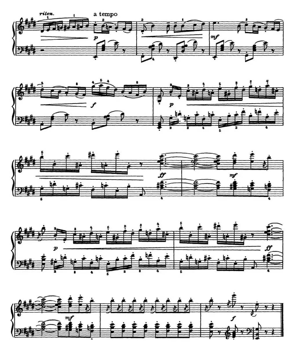 柴可夫斯基18首钢琴小品Op.72（12.L'espiegle）