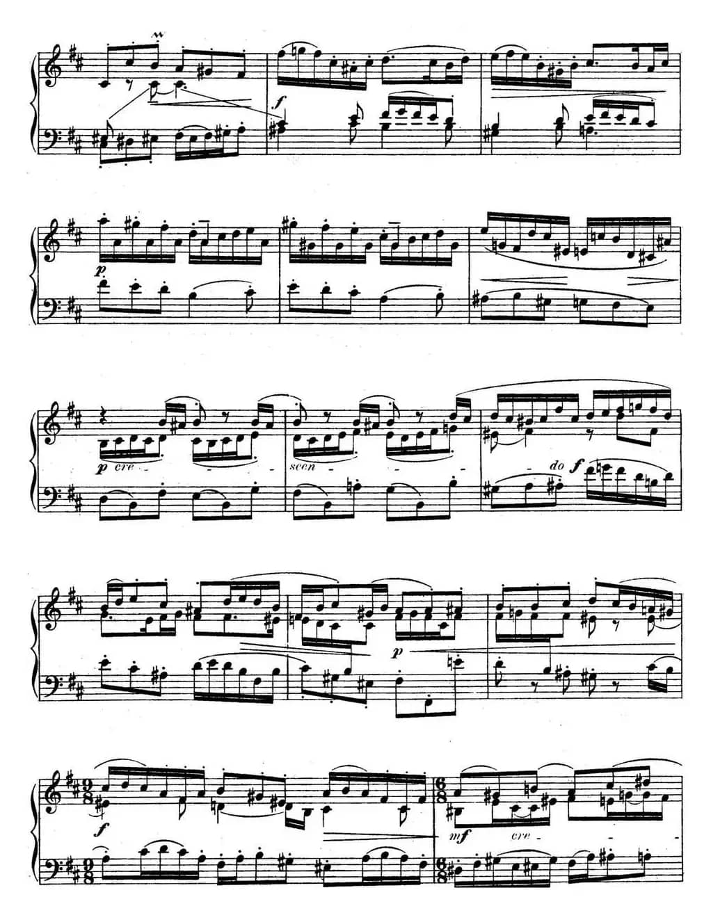 6 Preludes and Fugues Op.99（6首前奏曲与赋格·4）