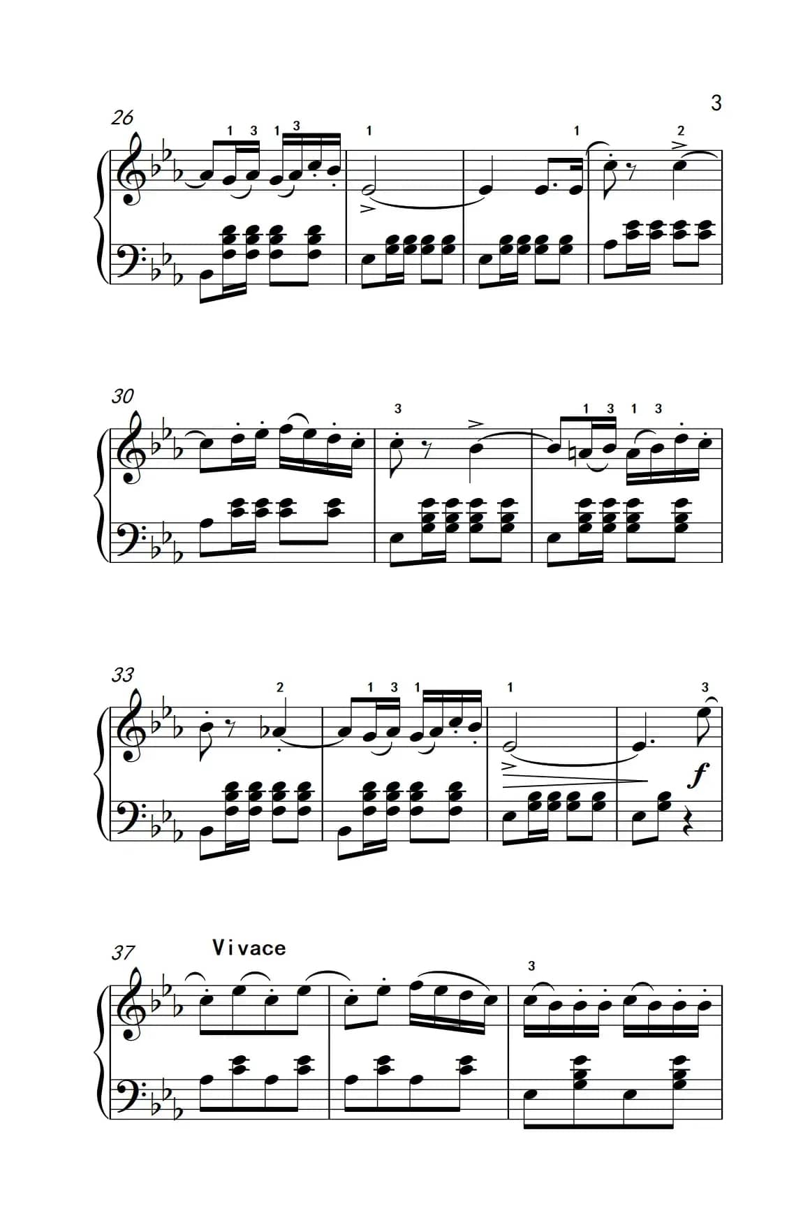 那波里舞曲（老年大学 钢琴教程 3）