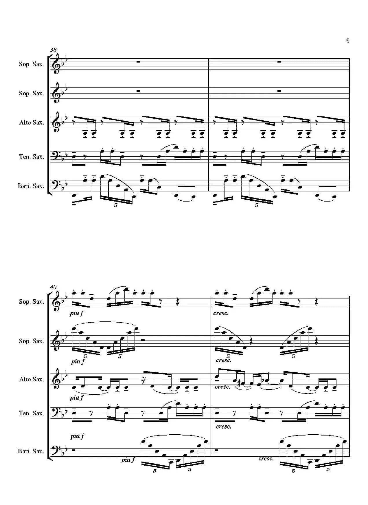 Tango（合奏总谱）