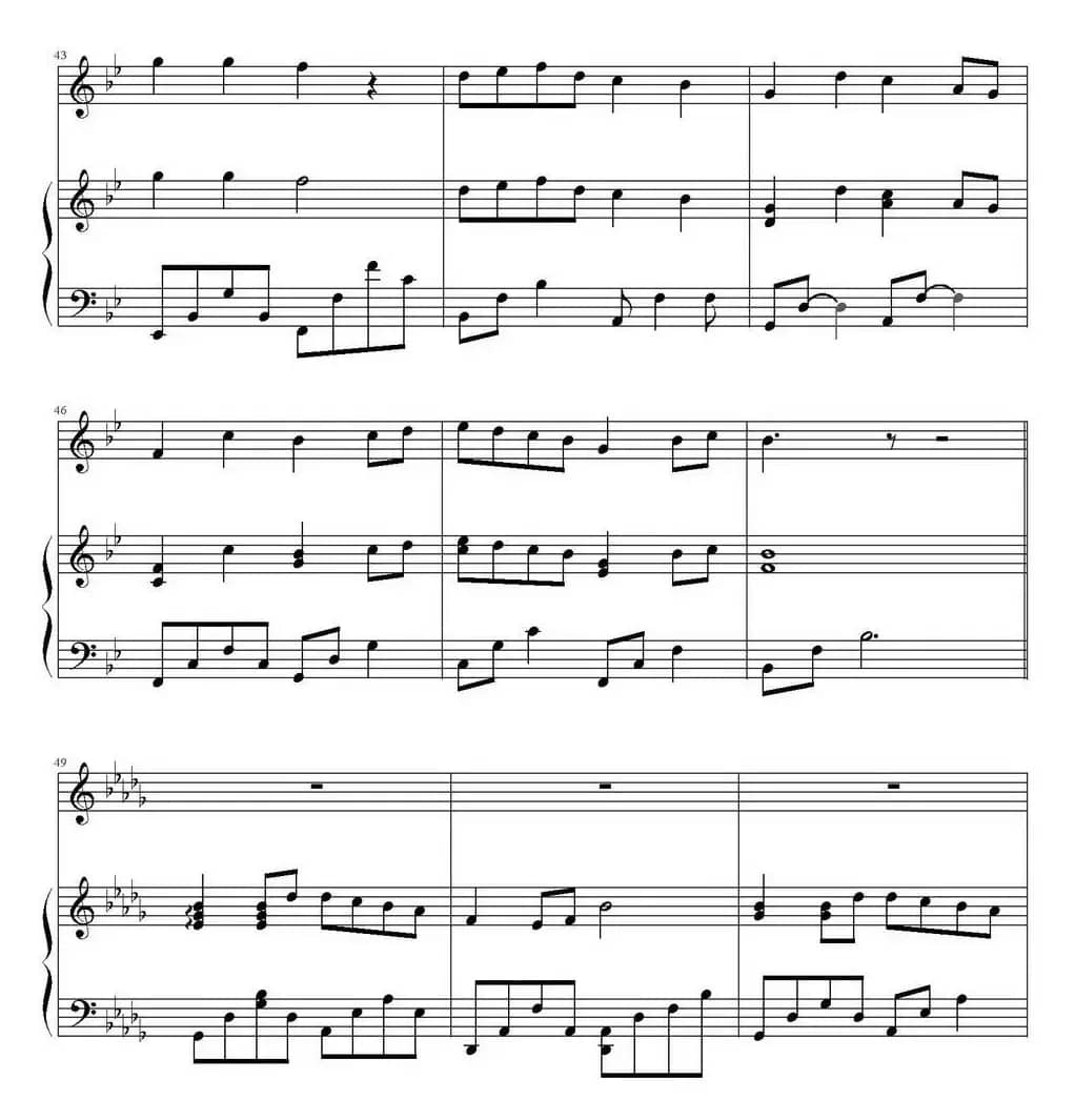 大自然情诗 （小提琴+钢琴）