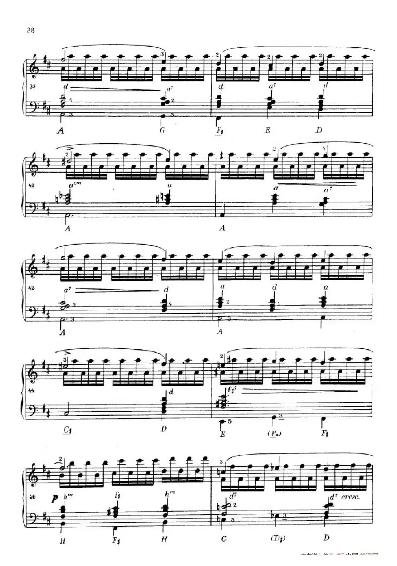 《车尔尼手风琴练习曲集》第Ⅳ册（第16——17首）