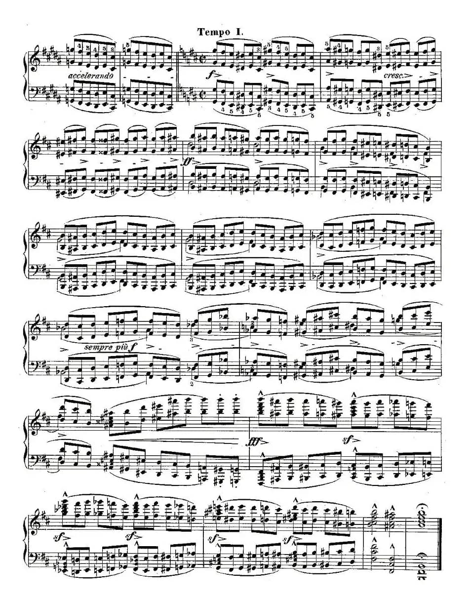 肖邦钢琴练习曲，Op.25之十