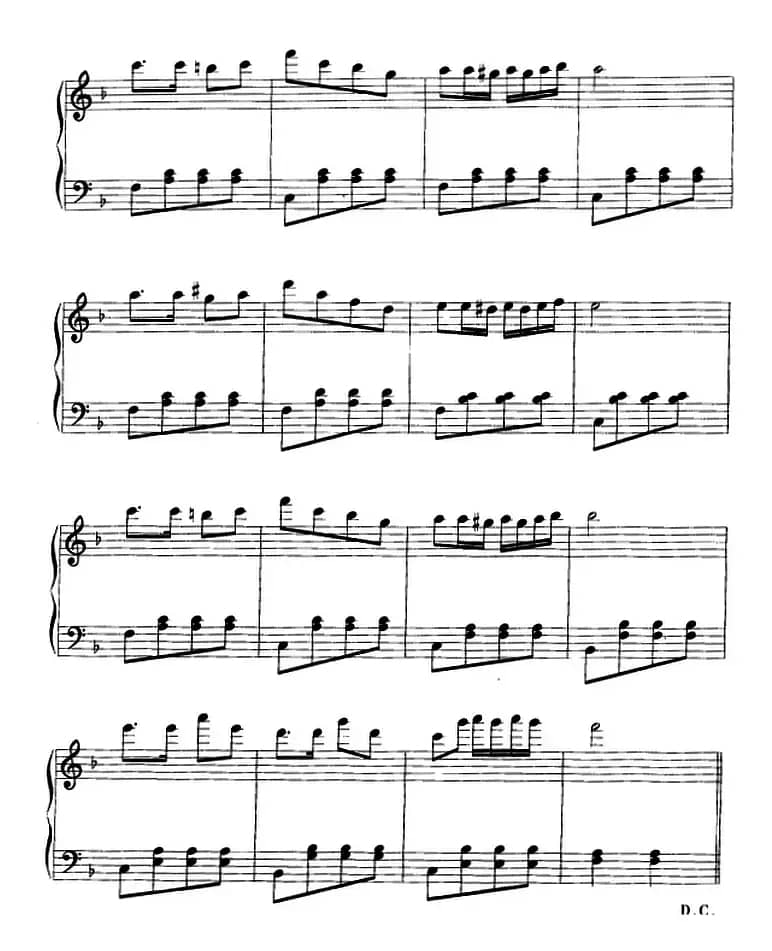 钢琴小品：踵趾步舞曲