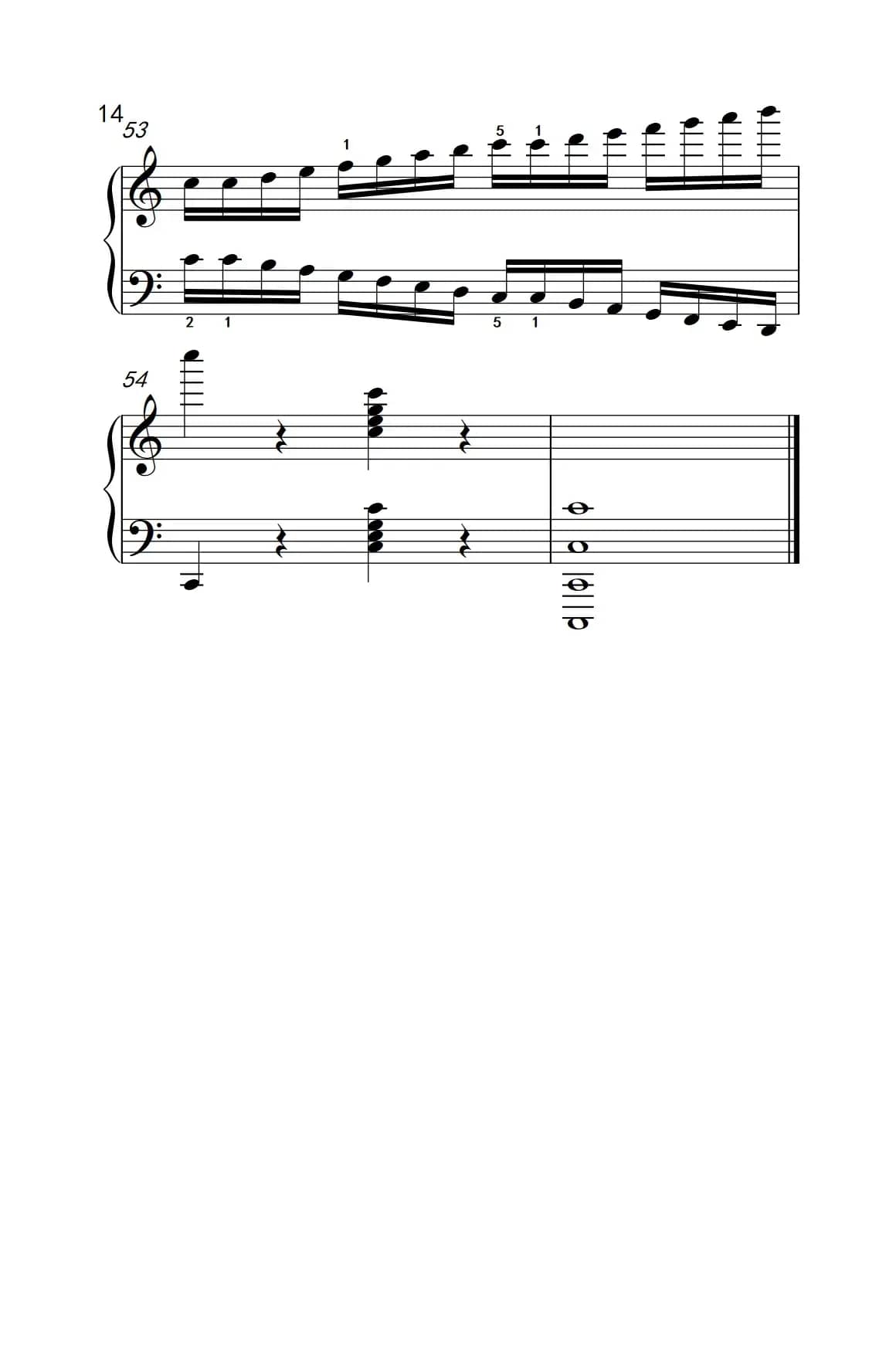 莫什科夫斯基 钢琴练习曲（第五首）