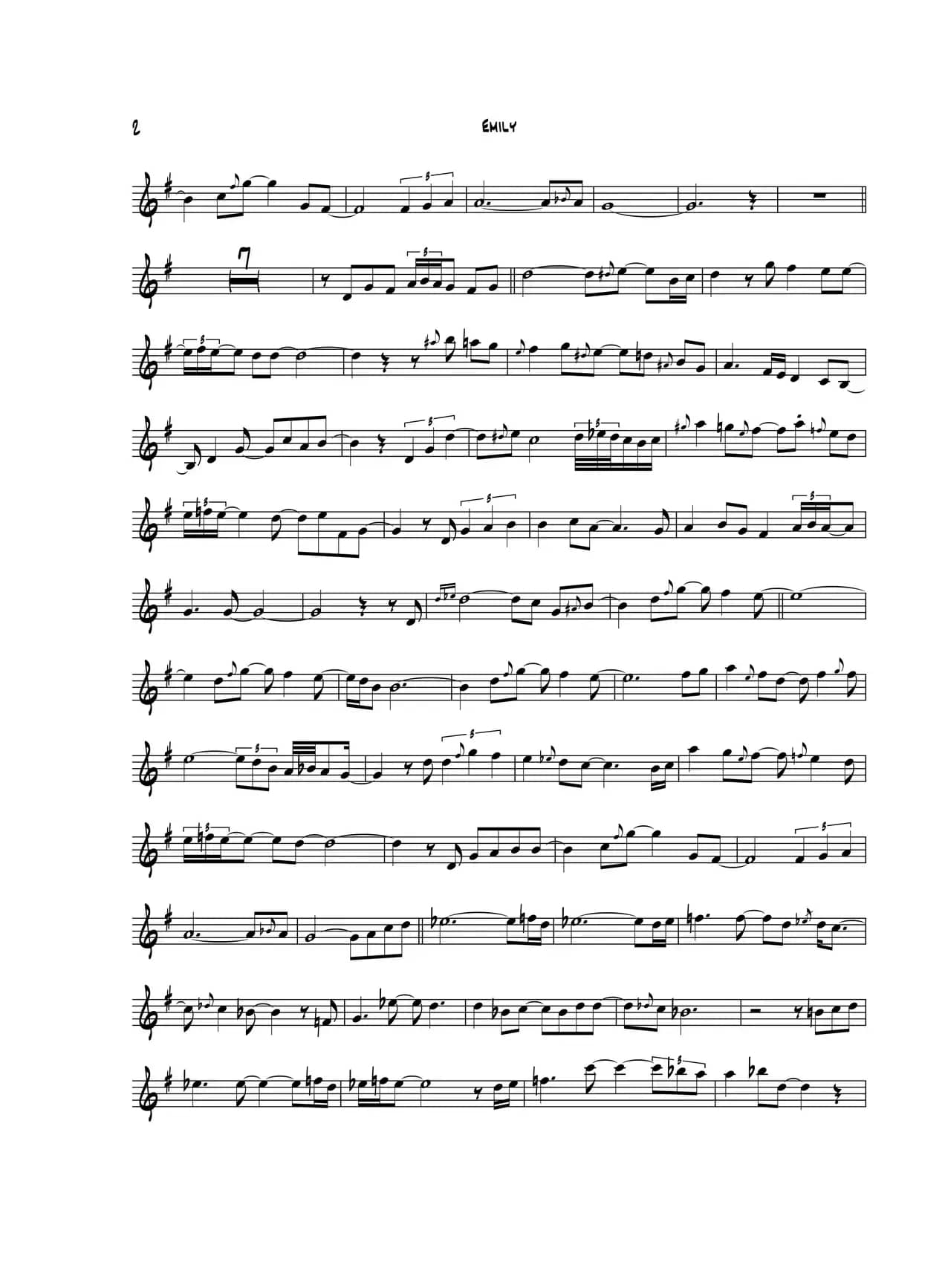 Emily（高音萨克斯）