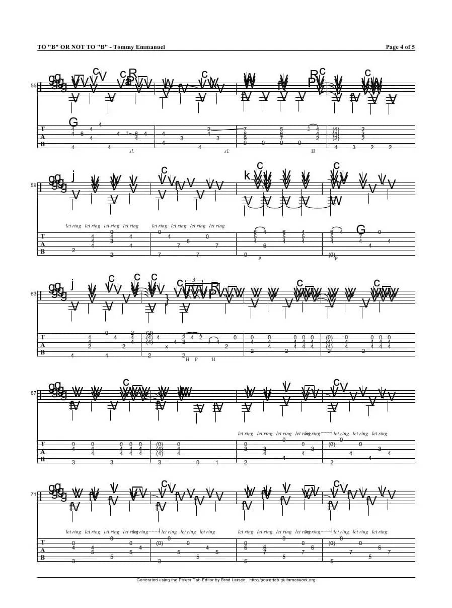tommy emmanuel：to b or not to b（指弹吉它）